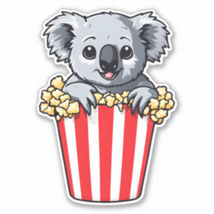 Sticker Koalaty Popcorn