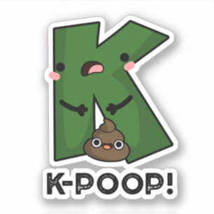 Sticker Kobop Funny K-pop Poo Pun