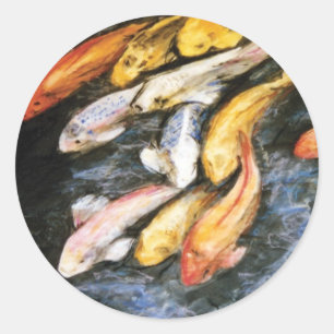 Sticker Koi Fish