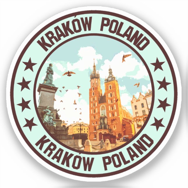 Sticker Kraków (Recto)