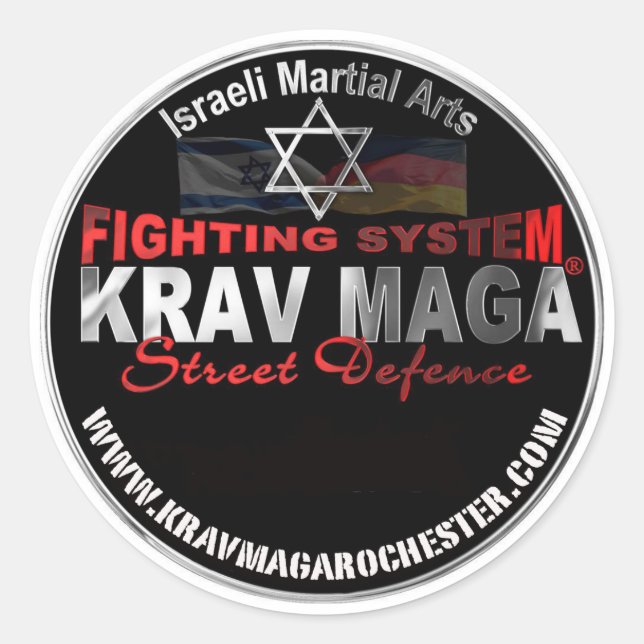 Sticker Krav Maga Rochester (Devant)