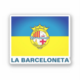 Sticker La Barceloneta (drapeau, quartier de Barcelone)