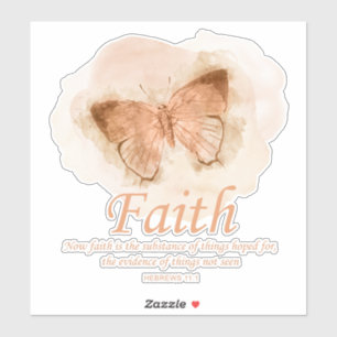 Sticker La Bible chrétienne des femmes Verse Papillon : Fo
