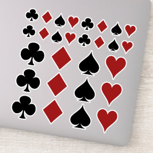 Sticker jeu de cartes