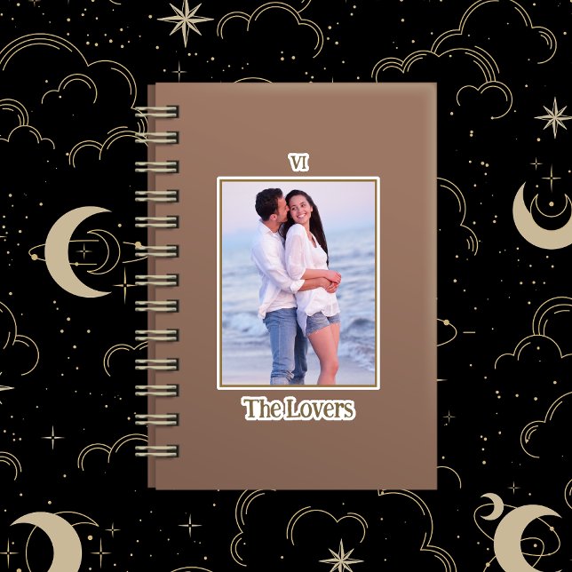 Sticker La carte Tarot Lovers | Happy Couple Photo (Notebook)