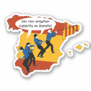STICKER LA CATALOGNE EST ESPAGNE