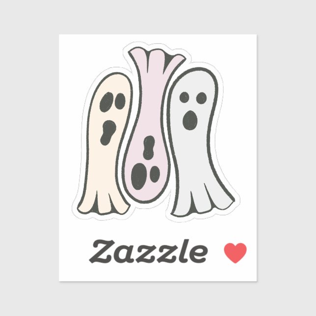 Sticker La chorale Ghosts (Feuille)