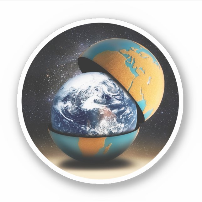 Sticker La couverture protectrice de la Terre (Devant)