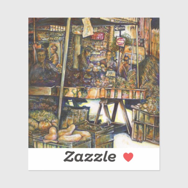 Sticker La créativité éclatante toute lumière (Feuille)