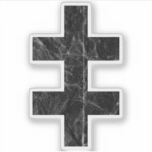 La Croix de Lorraine (noir vintage)