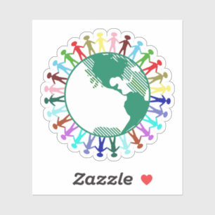 Sticker La diversité dans le monde