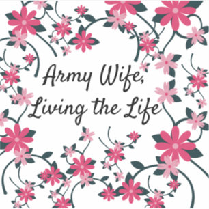 Sticker La femme de l'armée, Vivre la vie