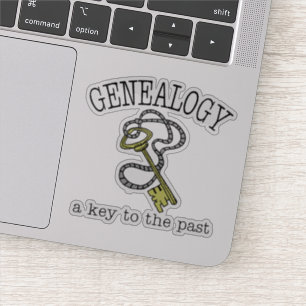 Sticker La Généalogie Une Clé Du Vinyle Passé