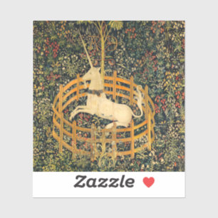 Sticker La licorne en captivité