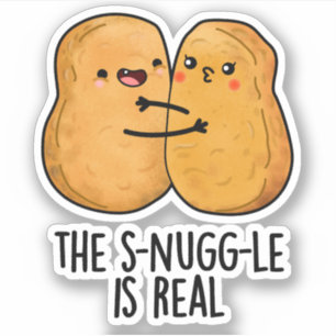 Sticker La Lutte Est Vraiment Drôle Nugget Pun