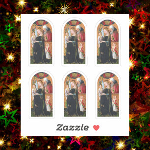 Sticker La Madone enceinte avec saint Joseph