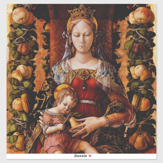 Sticker La Madonna della Candeletta par Carlo Crivelli