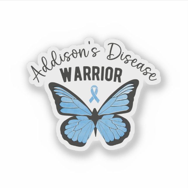 Sticker La maladie d'Addison La maladie de papillon rare g (Devant)