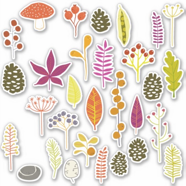 Sticker La nature d'automne (Devant)