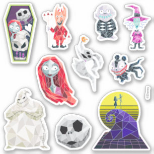 Sticker La nuit avant Noël Caractère Mosaïque