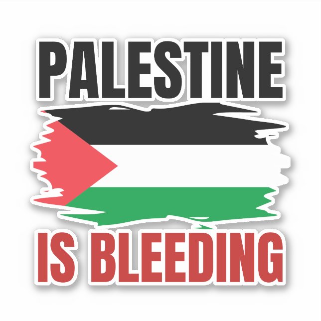 STICKER LA PALESTINE SOUFFLE (Devant)