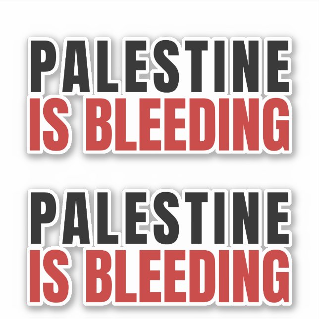 STICKER LA PALESTINE SOUFFLE (Devant)