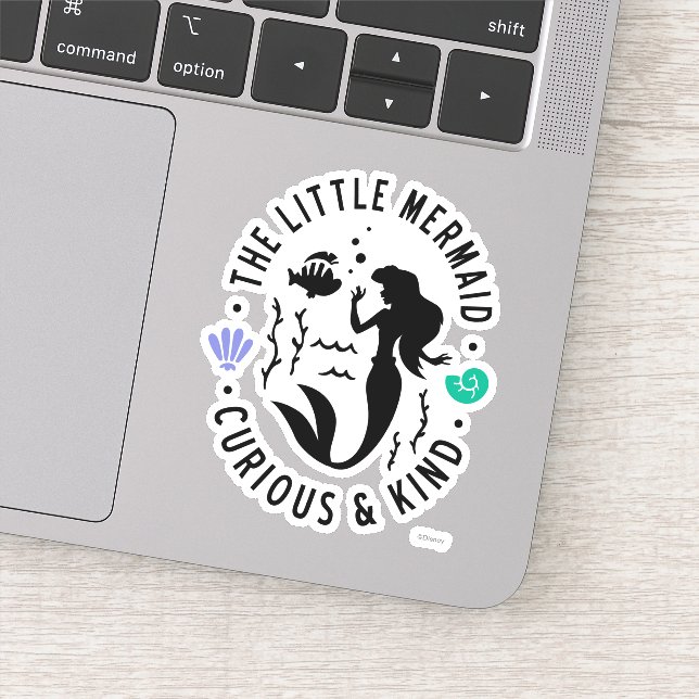 Sticker La Petite Sirène Plan "Curieux & Genre" (Détail)