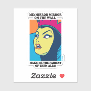 Sticker La Reine du Mal  Miroir au mur