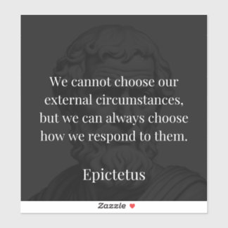 Sticker La sagesse d'Epictetus : l'autonomisation par la r