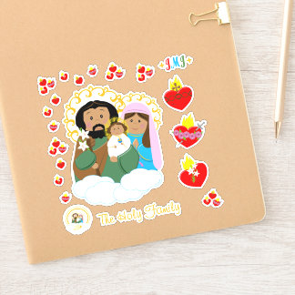 Sticker La Sainte Famille : Jésus, Marie et Joseph
