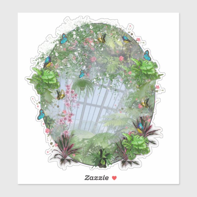 Sticker La serre de Victoria (Feuille)