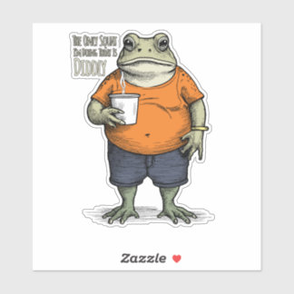 Sticker La seule séance de squat que je fais aujourd'hui e