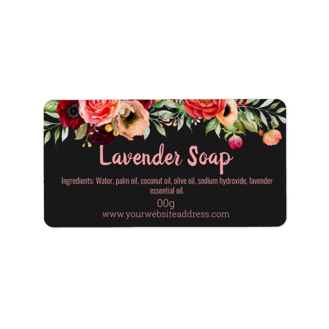 Sticker Label For Handmade Soap (Front)