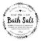 Sticker Label For Homemade Bath Salt Soak