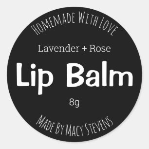 Sticker Label For Homemade Lip Balm