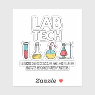 Sticker Laboratoire technique