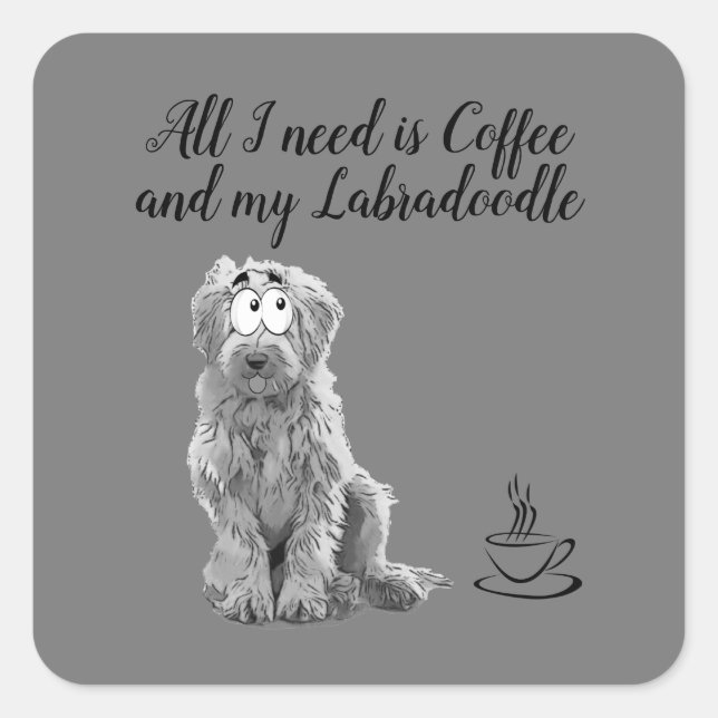 Sticker Labradoodle (Devant)