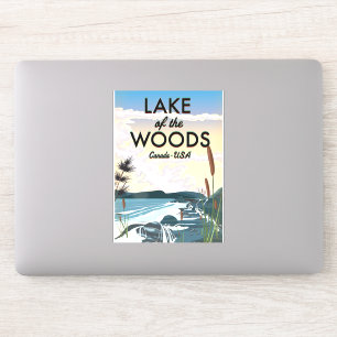 Sticker Lac des Bois États-Unis Canada