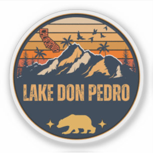 Sticker Lac Don Pedro, Californie