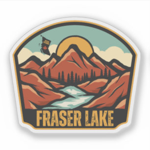 Sticker Lac Fraser (Colombie-Britannique)