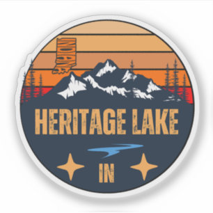 Sticker Lac Heritage, Indiana