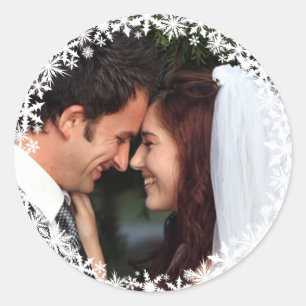 Sticker Lacy Winter Holiday