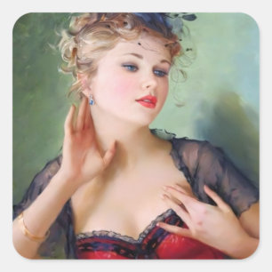 Sticker Lady attrayant