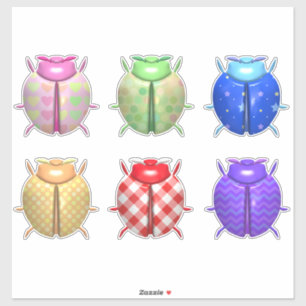 Sticker Ladybug motif mignon