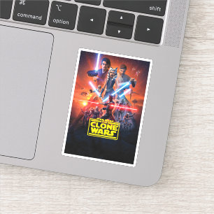 Sticker L'affiche Clone Wars