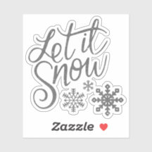laissez-le coller à neige
