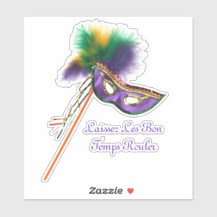 Sticker Laissez Les Bon Temps Rouler !Autocollant