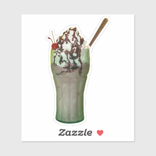Sticker Lait au chocolat (Feuille)