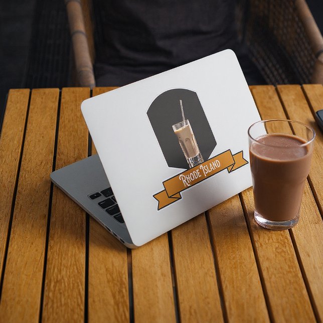Sticker Lait de café Rhode Island (Créateur téléchargé)
