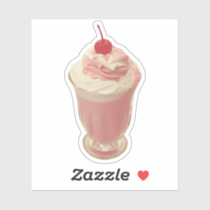 Sticker Lait haché de cerise vintage